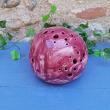 Charger l'image dans la galerie, Photophore Sphère Vieux Rose