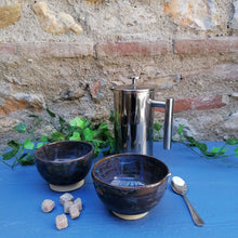 Charger l'image dans la galerie, Bol en Grès Marron Bleuté