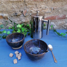 Charger l'image dans la galerie, Bol en Grès Marron Bleuté