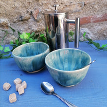 Charger l'image dans la galerie, Bol en Grès Turquoise