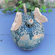 Charger l'image dans la galerie, Pique Fleurs Turquoise Trois Papillons