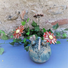 Charger l'image dans la galerie, Pique Fleurs Turquoise Trois Papillons