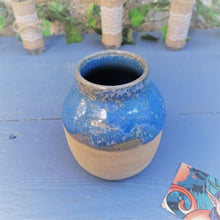 Charger l'image dans la galerie, Vase Bleu Cristallisé