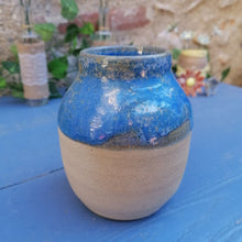 Charger l'image dans la galerie, Vase Bleu Cristallisé