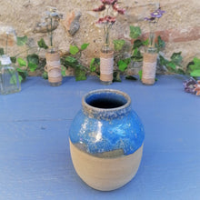 Charger l'image dans la galerie, Vase Bleu Cristallisé