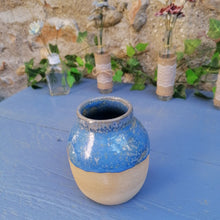 Charger l'image dans la galerie, Vase Bleu Cristallisé