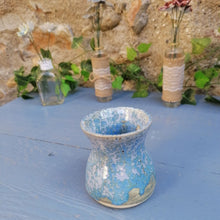 Charger l'image dans la galerie, Vase Bleu Cristallisé