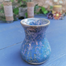 Charger l'image dans la galerie, Petit Vase Bleu Cristallisé