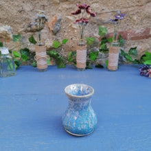 Charger l'image dans la galerie, Petit Vase Bleu Cristallisé