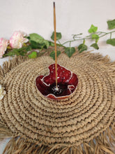 Charger l'image dans la galerie, Porte-Encens coquelicot rouge intense