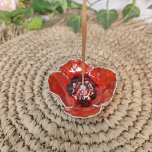 Charger l'image dans la galerie, Porte-Encens Coquelicot Rougeoyant