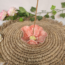 Charger l'image dans la galerie, Porte-Encens coquelicot tendre orangé