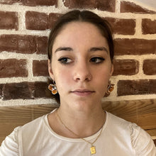 Charger l'image dans la galerie, Boucles d'Oreilles Poppy Oranges