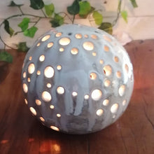 Charger l'image dans la galerie, Photophore Sphère Blanc Nacré