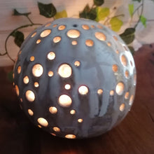 Charger l'image dans la galerie, Photophore Sphère Blanc Nacré