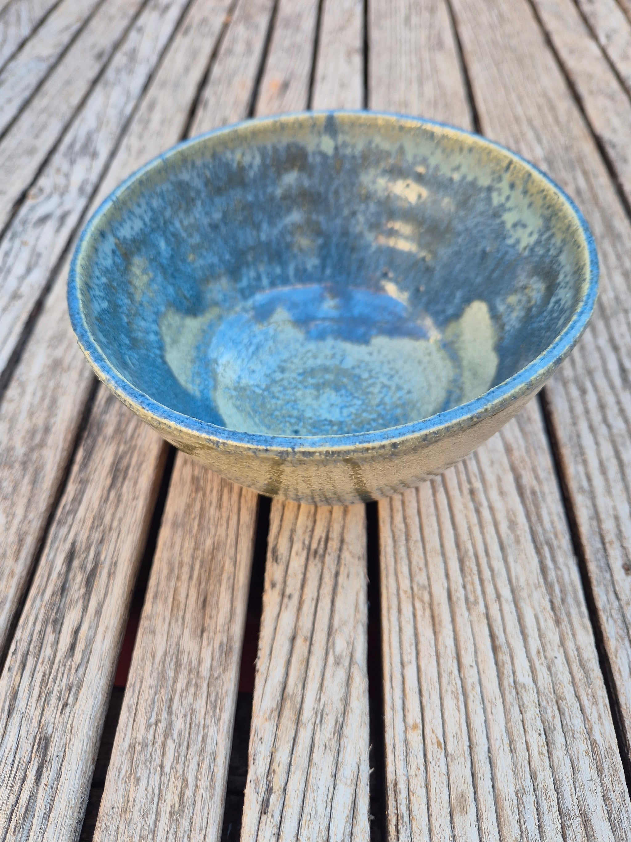 Grand bol | Bleu minéral - Vaisselle en grès artisanale – Céladon Paris