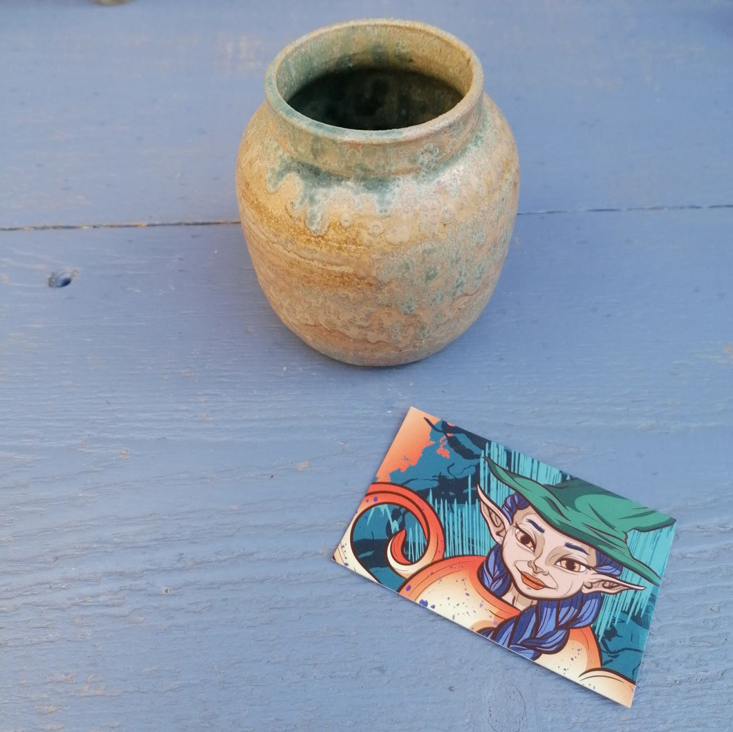 Vase Bleu Turquoise