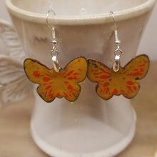 Charger l&#39;image dans la galerie, Boucles d&#39;Oreilles Papillons Monarque
